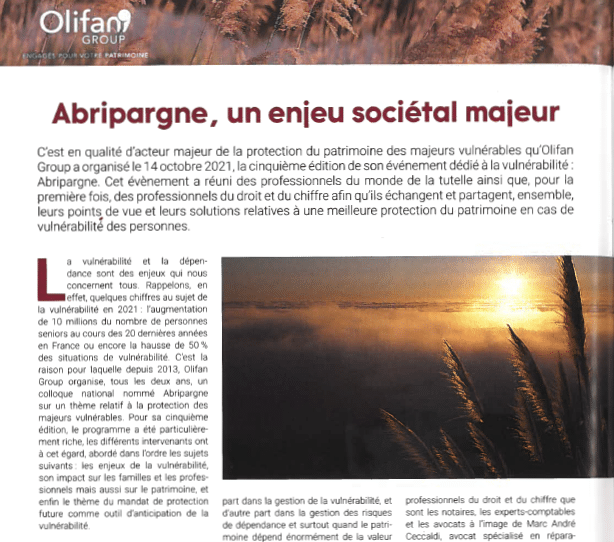 abripargne, un enjeu sociétal majeur