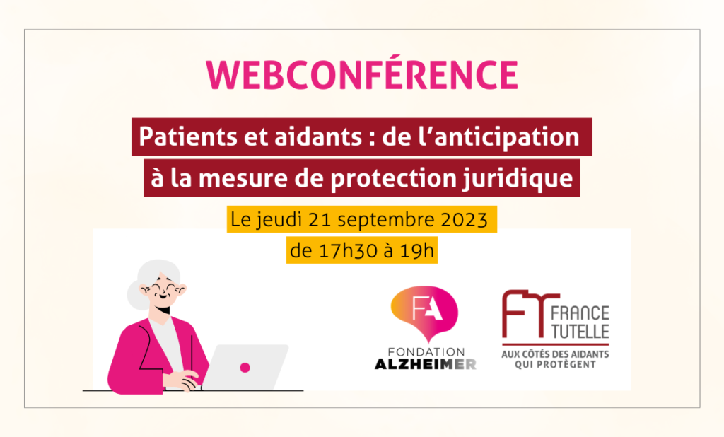 Visuel conférence Fondation Alzheimer France TUTELLE