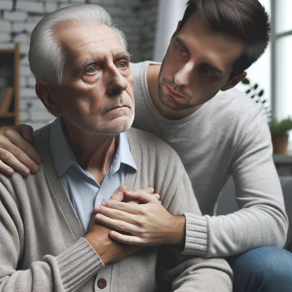 Alzheimer fils et père agée