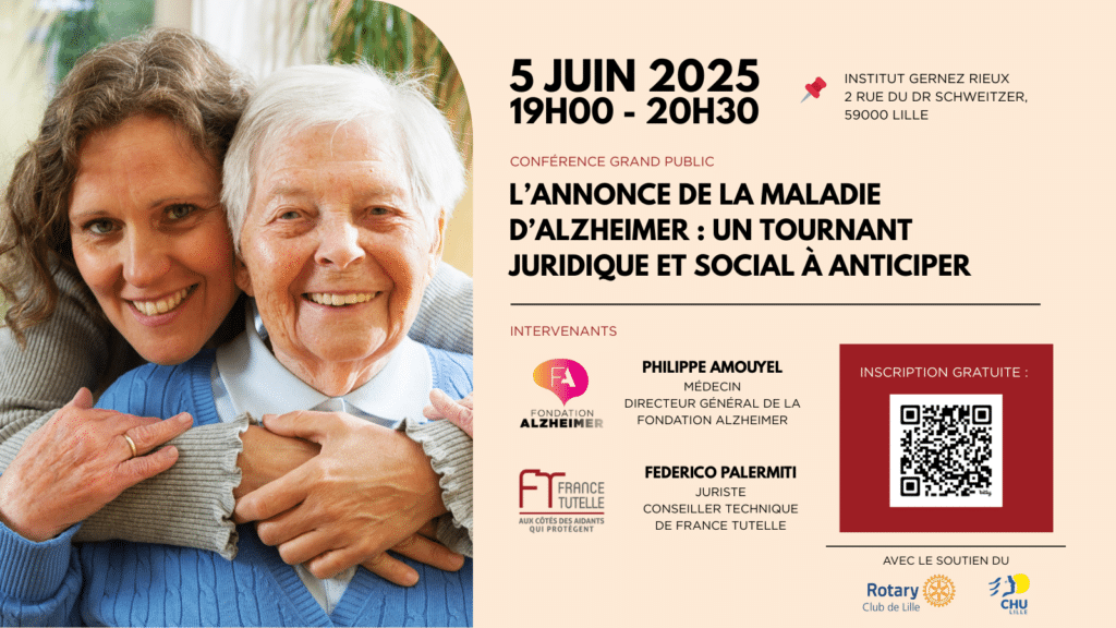 Conférence Lille _ Fondation Alzheimer_ France TUTELLE _ Rotary Club